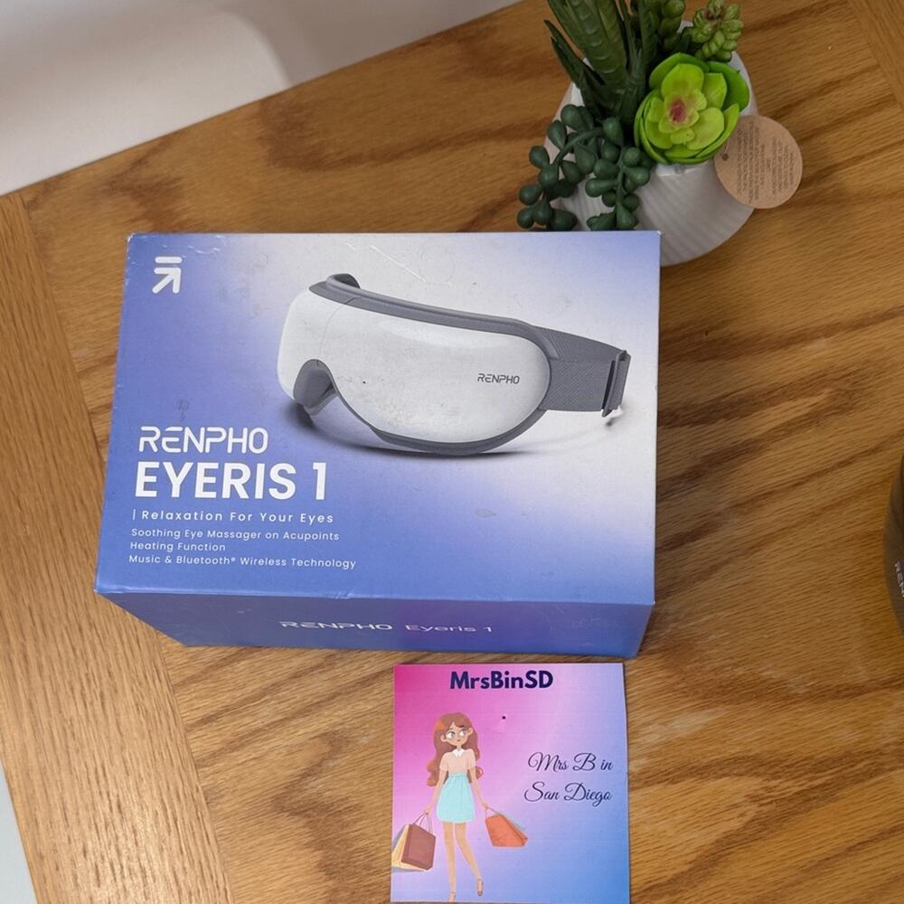 RENPHO Eyeris Eye Massager with Heat - Smart Sleep Mask for Relaxation & Relief